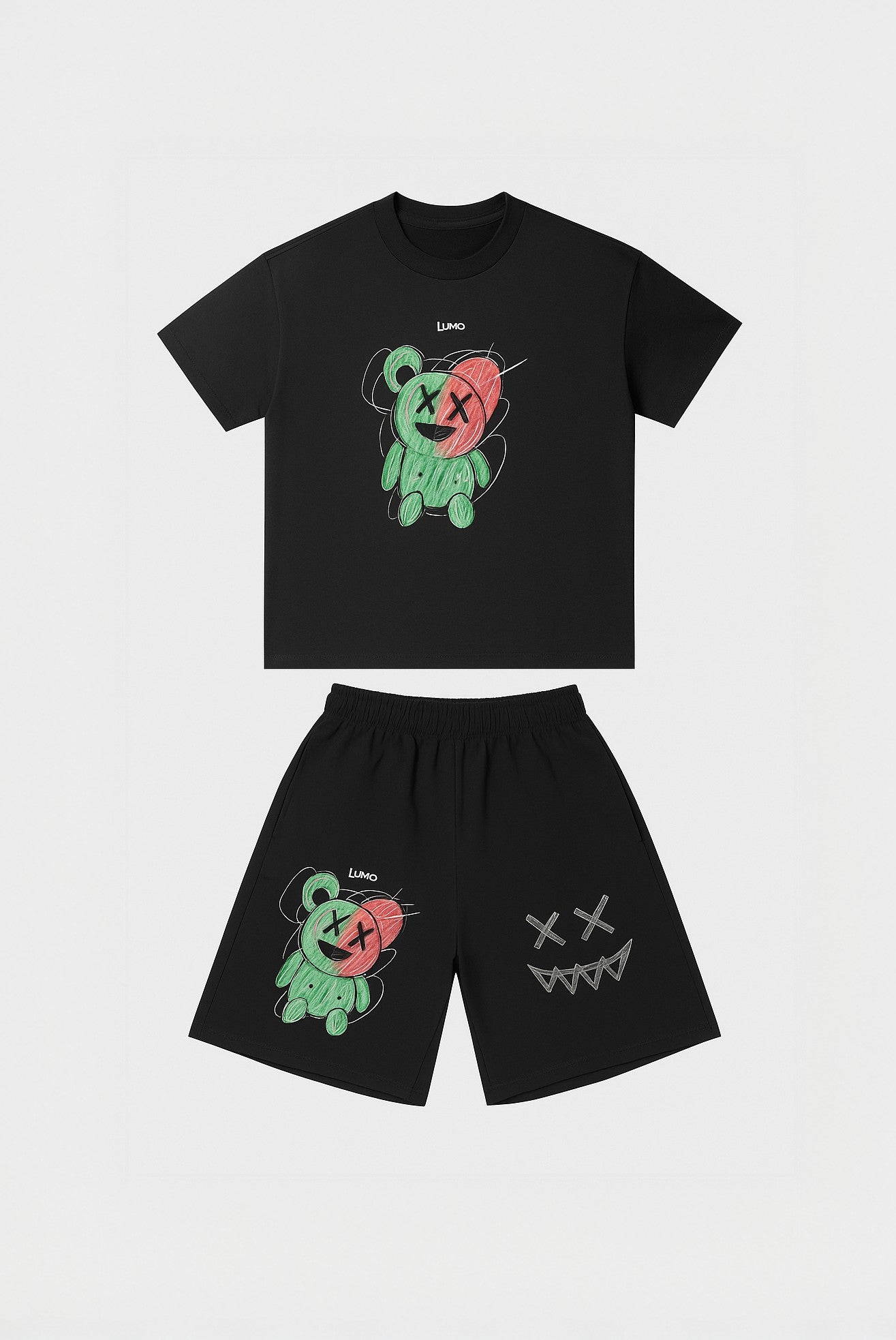 Bear Tee and Bear Shorts Bundle